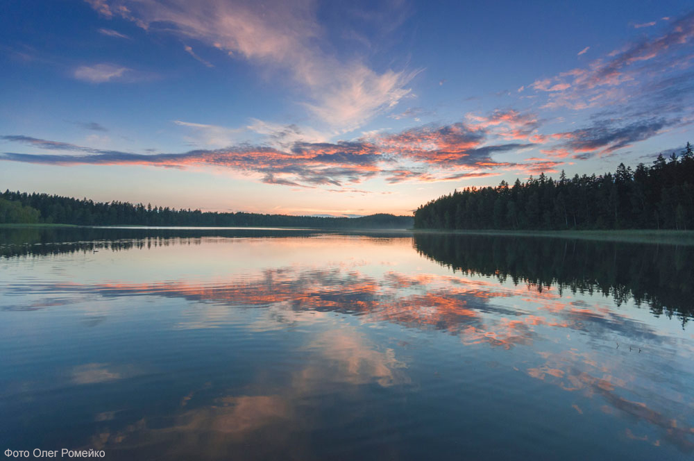 Глубля на закате дня