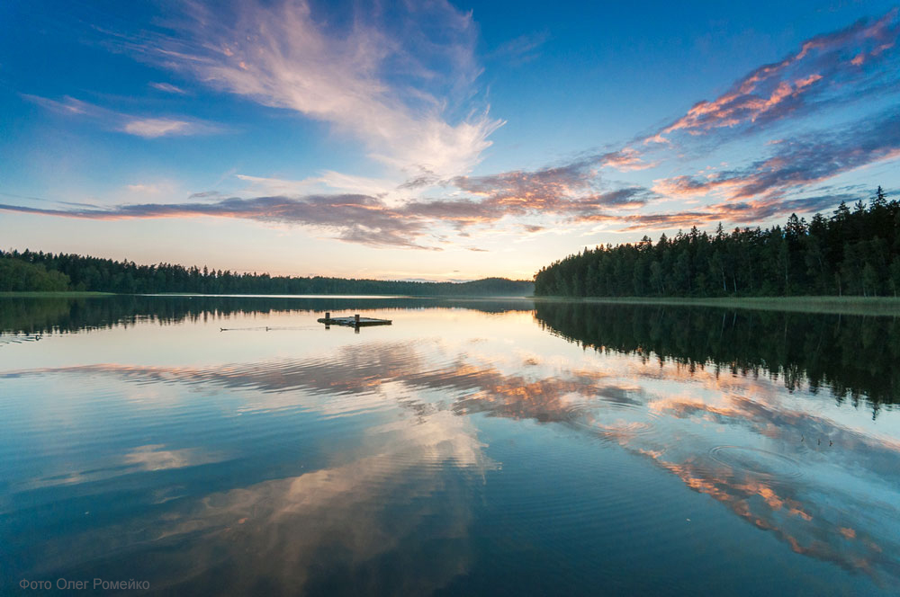 Глубля на закате
