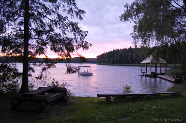 Озеро Глубля пляж