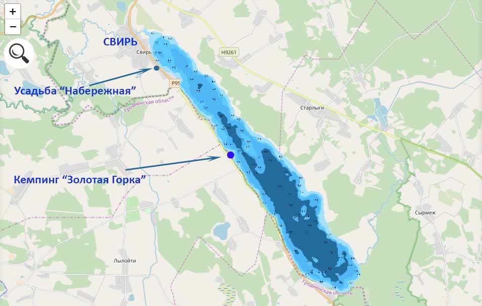 Карта глубин